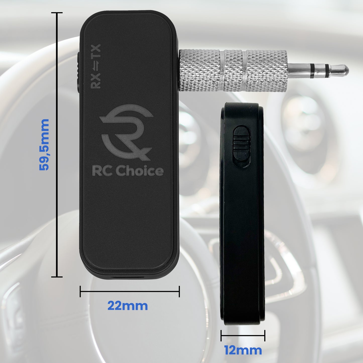 Bluetooth Transmitter Receiver 5.0 AUX Adapter - Ontvanger en Zender Auto - Handfsree Bellen
