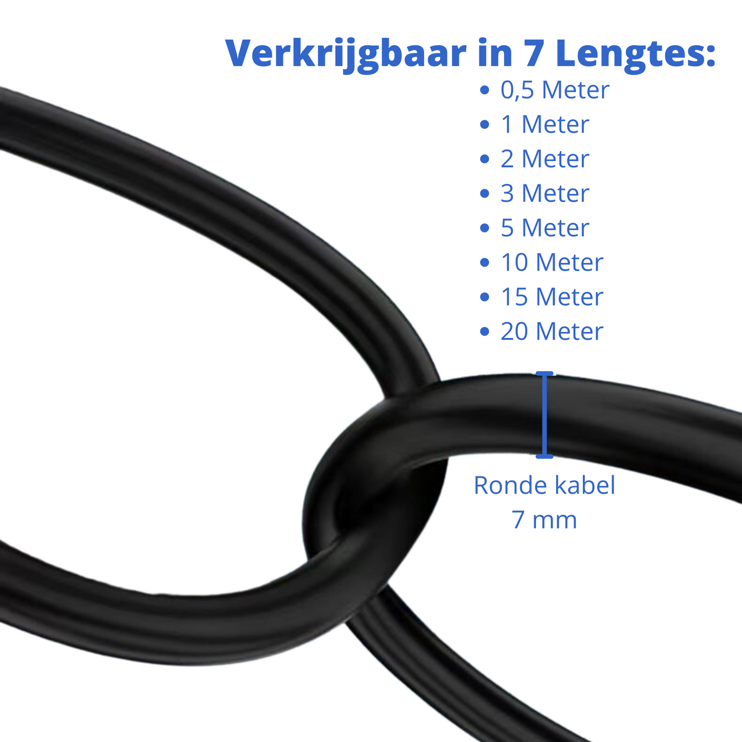Internetkabel CAT8 - Ethernet Netwerk Kabel tot 40Gbps - RJ45 Ronde UTP Kabel